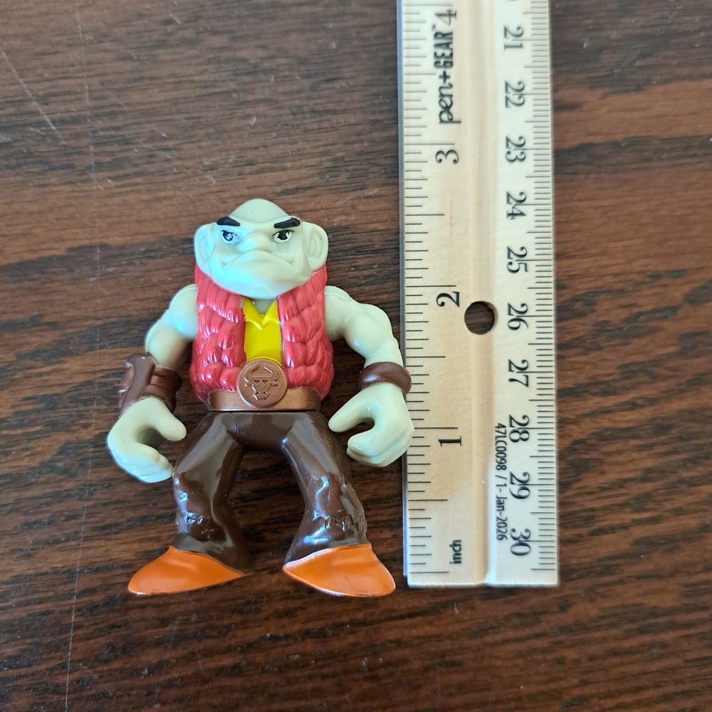 Fisher-Price Imaginext Sky Racers Red Bull Ogre Figure Green Red Brown 2.75 inch